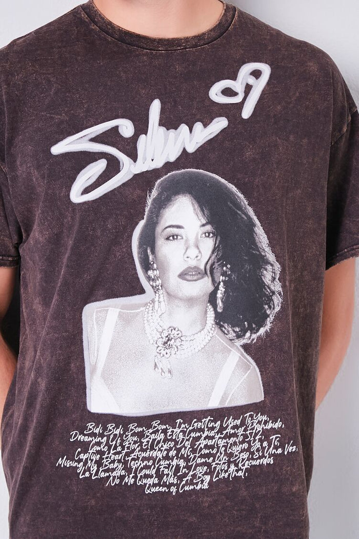 Selena Graphic Mineral Wash Tee