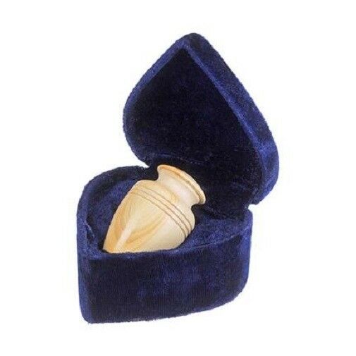 Set of Medium (44 cubic inch) & Keepsake(3 in) Marble Cremation Urns w/nameplate