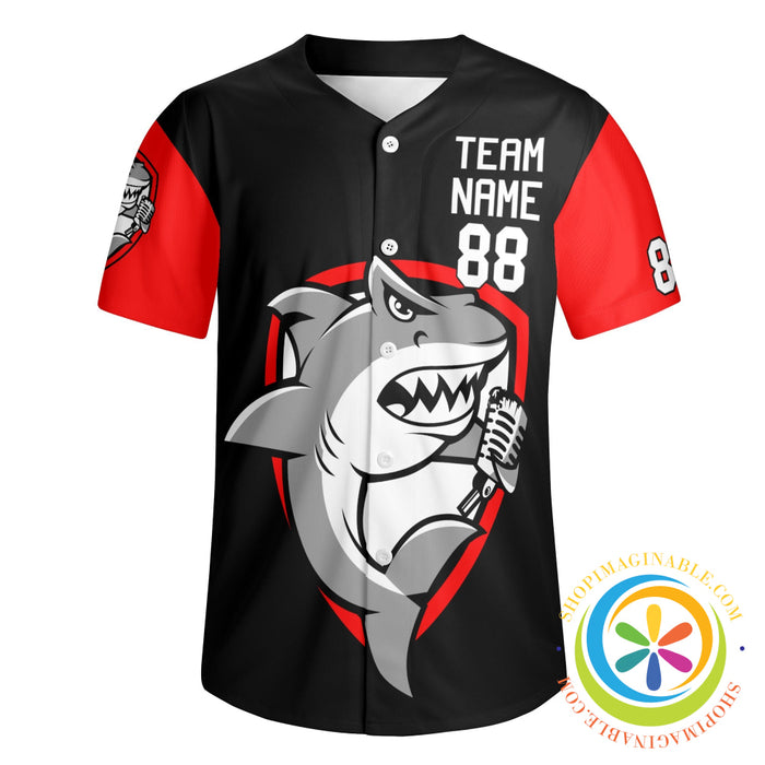 Sharks Unisex Baseball Jersey S