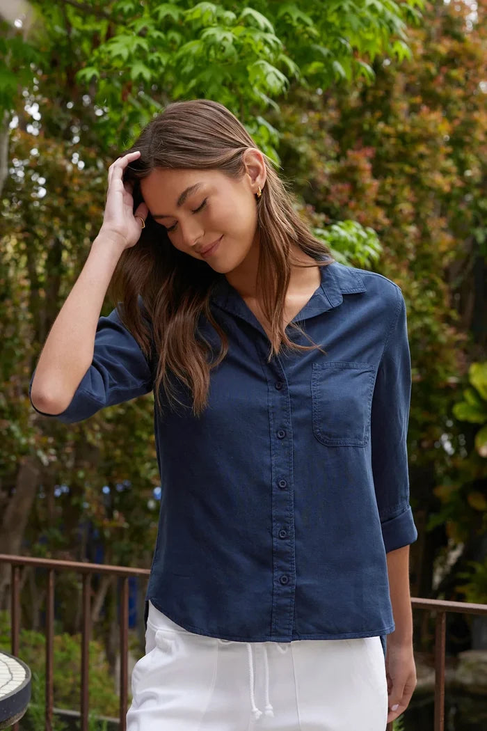 Shirt Tail Button Down Tops Bella Dahl