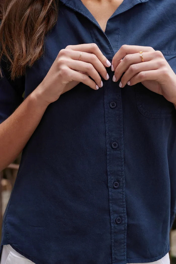Shirt Tail Button Down Tops Bella Dahl