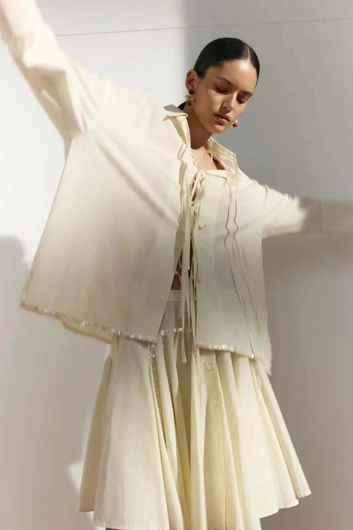 Shoelace Shirt Shirts & Tops Chan Luu