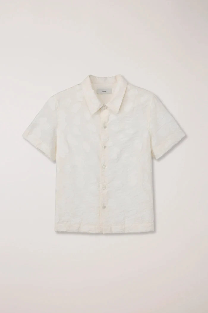 Short Sleeve Jacquard Shirt Shirts & Tops Dunst