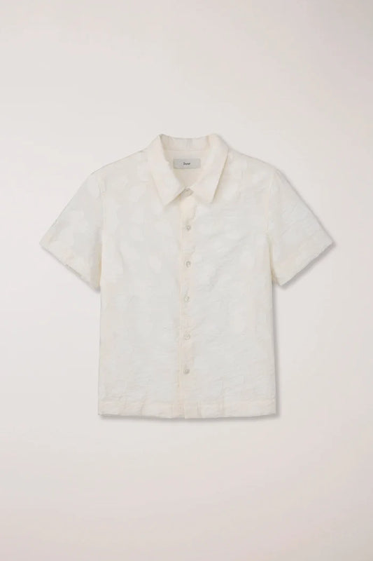 Short Sleeve Jacquard Shirt Shirts & Tops Dunst
