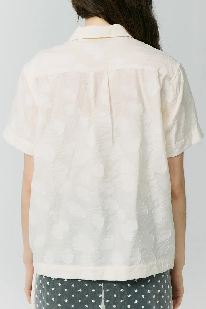 Short Sleeve Jacquard Shirt Shirts & Tops Dunst