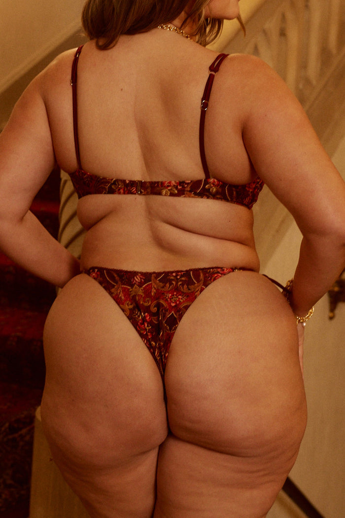 Sienna Bikini Bottom in Rosetta