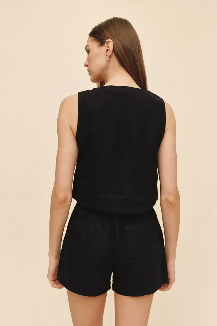 Sleeveless Half Placket Top Shirts & Tops Bella Dahl