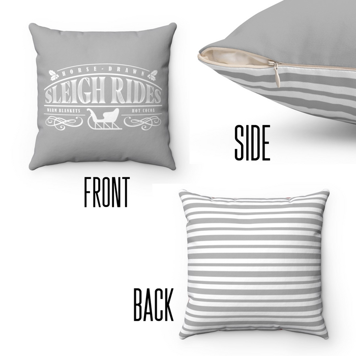 Sleigh Rides Pillow & Insert Home Decor