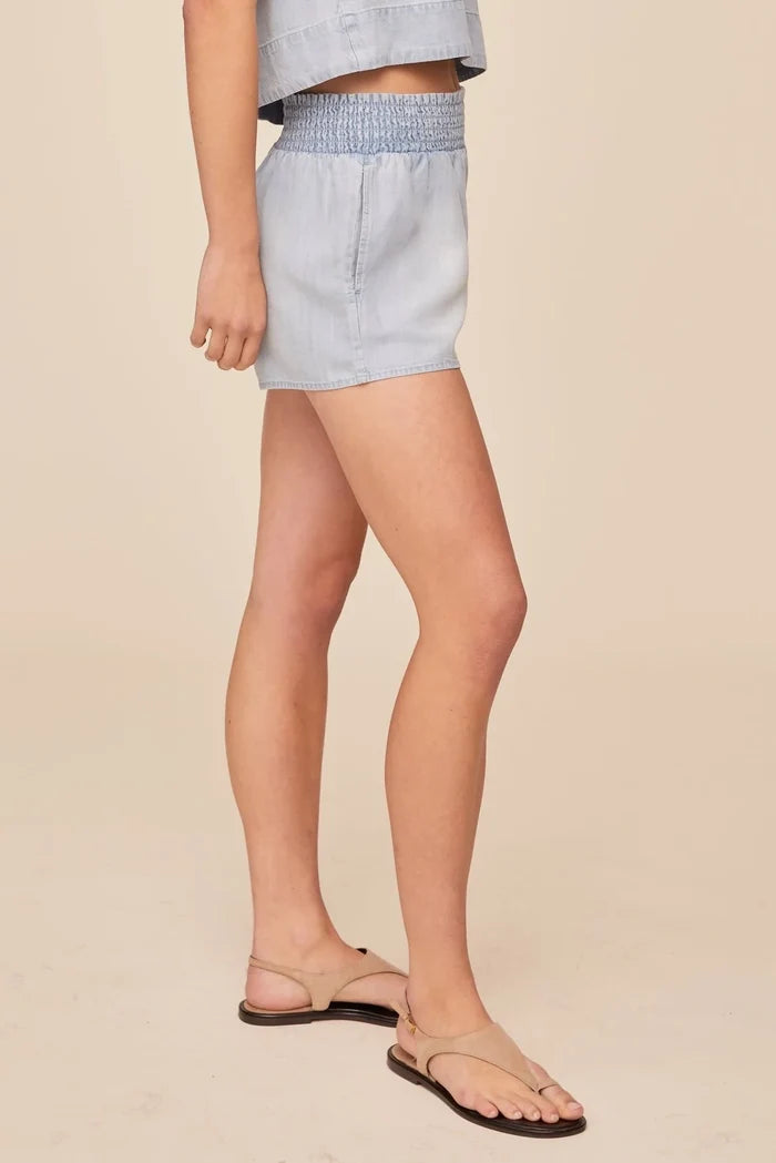 Smocked Waist Short Shorts Bella Dahl
