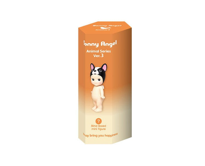 The "Sonny Angel Animal Series 3" is a delightful collection of 12 different mini-figures featuring adorable baby boys wearing various animal  themed headgear, Each blind box contains one randomly selected figure.  

5 cm x 10 cm x 4.5 cm / 2 inches x 3.9 inches x 1.8 inches.