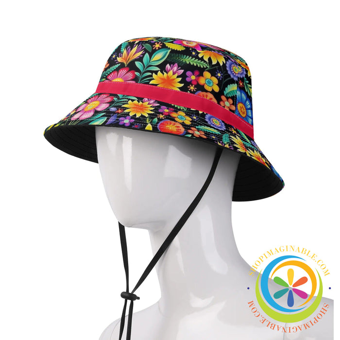 Spring Garden Flowers Bucket Hat