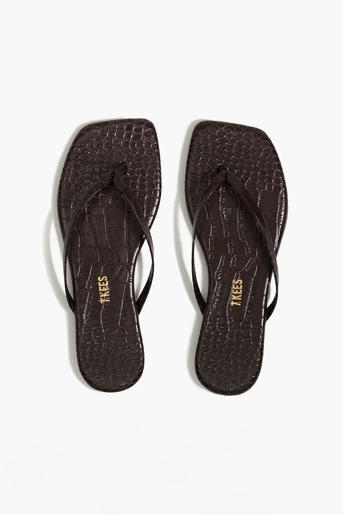 Square Toe Lily Croc Footwear Tkees