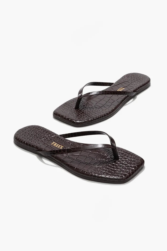 Square Toe Lily Croc Footwear Tkees