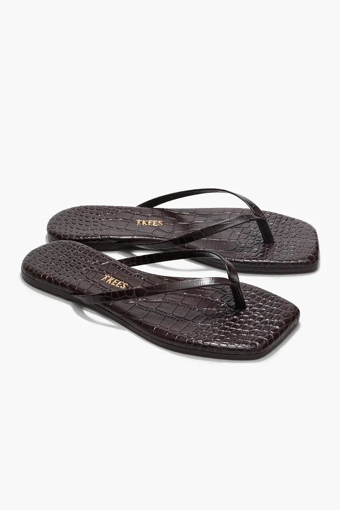Square Toe Lily Croc Footwear Tkees