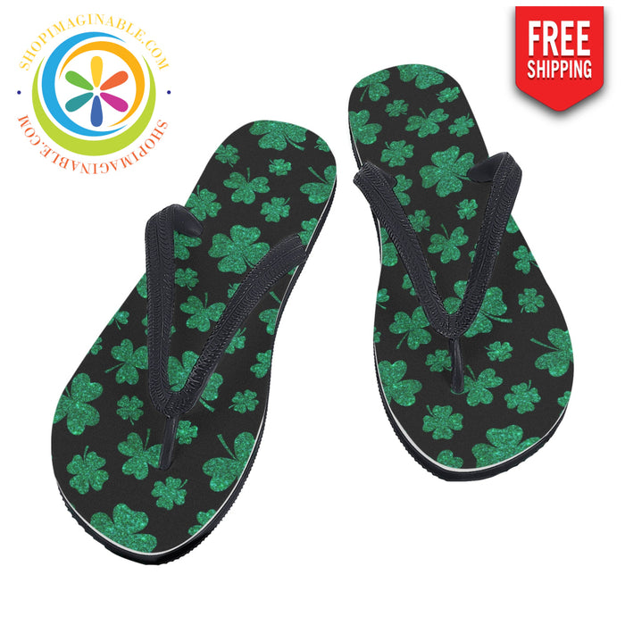 St. Patricks Day Flip-Flops Men's & Ladies-ShopImaginable.com