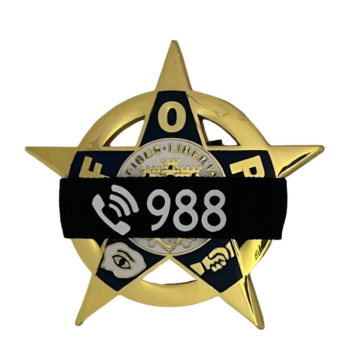 Badgeart mouurning bands.org Suicide Prevention 988 Awareness Band for police Fire EMS B050-988 (1) September s suicide prevention month