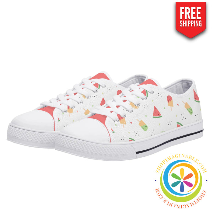 Summer Splash Ladies Low Top Canvas Shoes Us12 (Eu44)