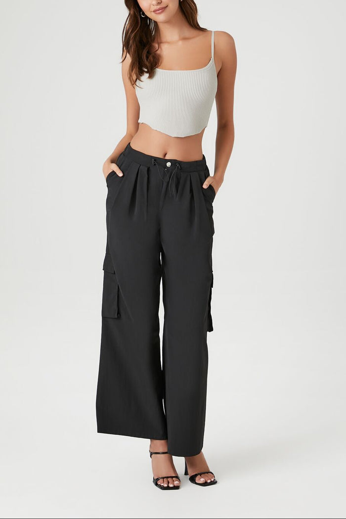 Sweater-Knit Cropped Cami