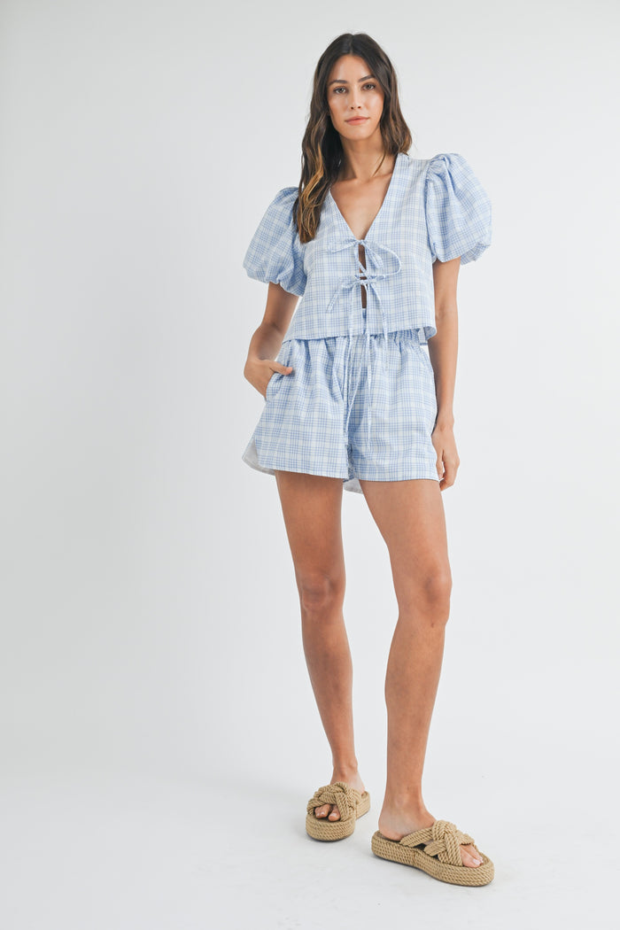 TESSA PLAID SPRING SET