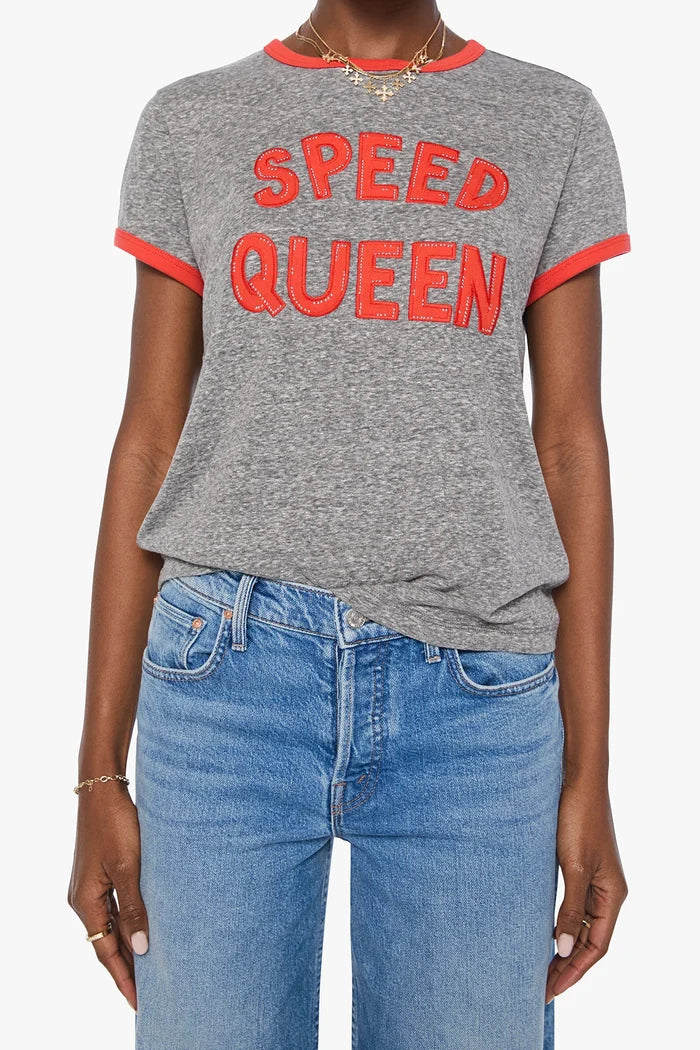 The Boxy Goodie Goodie Ringer Shirts & Tops MOTHER