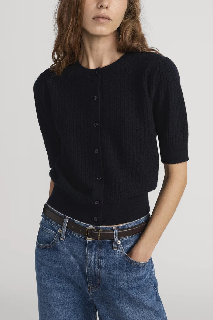 The Chain Pointelle Cardi Sweaters & Knits FRAME