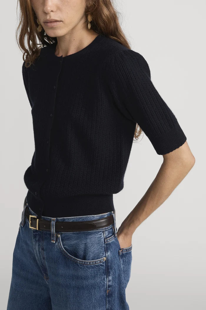 The Chain Pointelle Cardi Sweaters & Knits FRAME