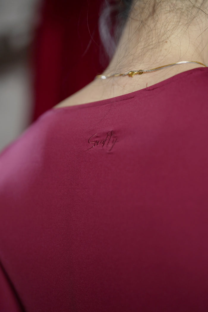 The Clown Dress | Burgundy