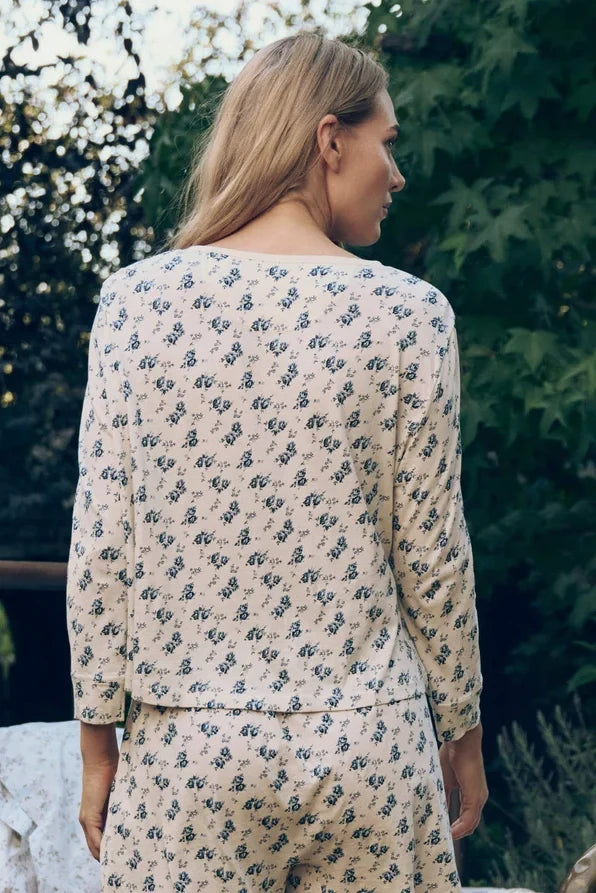 The Crop Sleep Henley Sleepwear The Great
