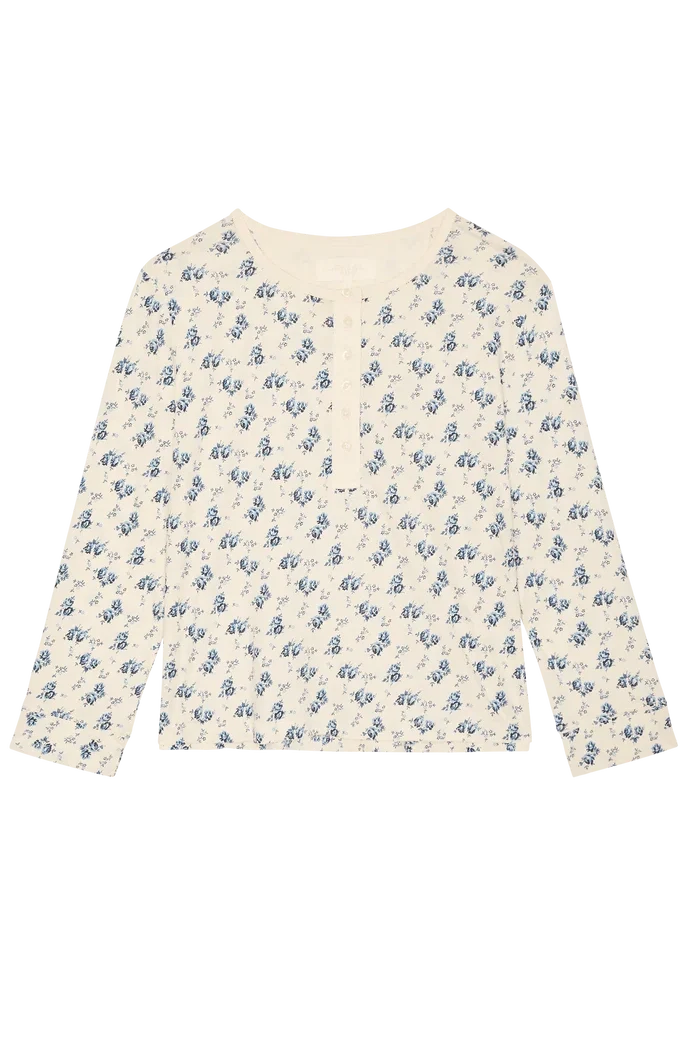The Crop Sleep Henley Sleepwear The Great