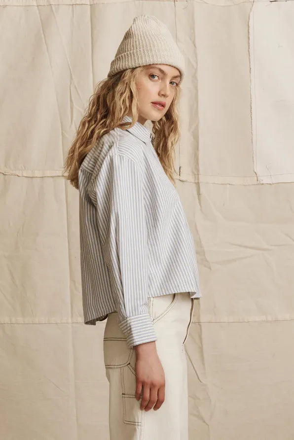 The Cropped Oxford Shirt Tops The Great