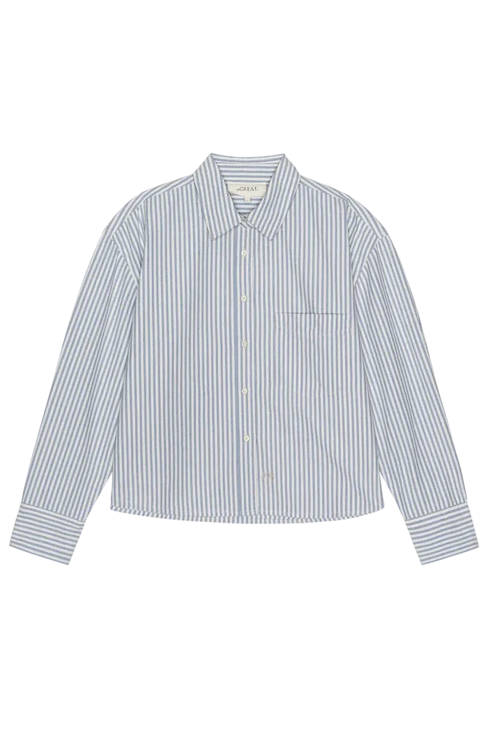 The Cropped Oxford Shirt Tops The Great