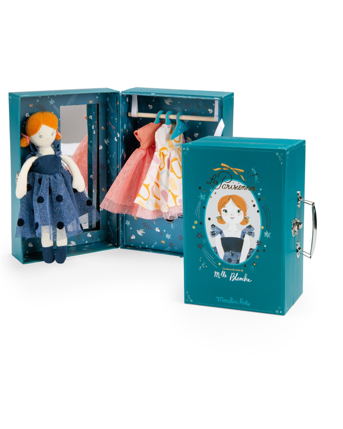 The Evening Dresses Suitcase – Les Parisiennes Dress-Up Set - Moulin Roty