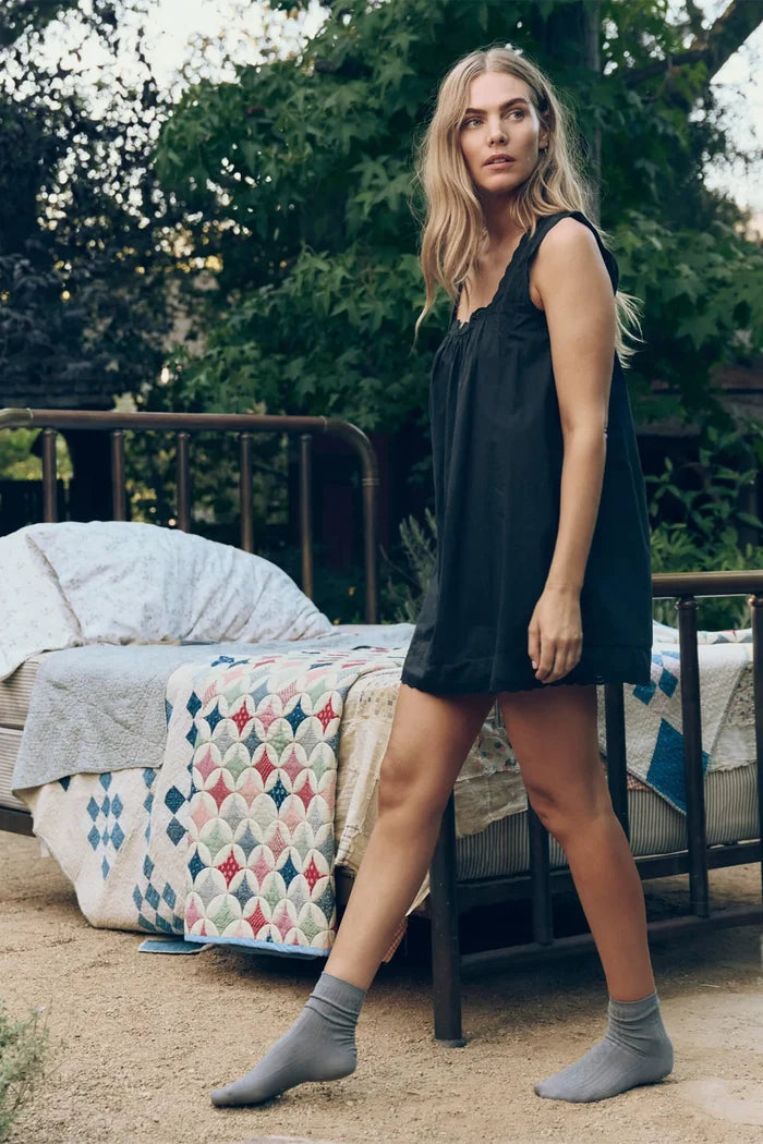 The Eyelet Mini Tank Dress Sleepwear The Great
