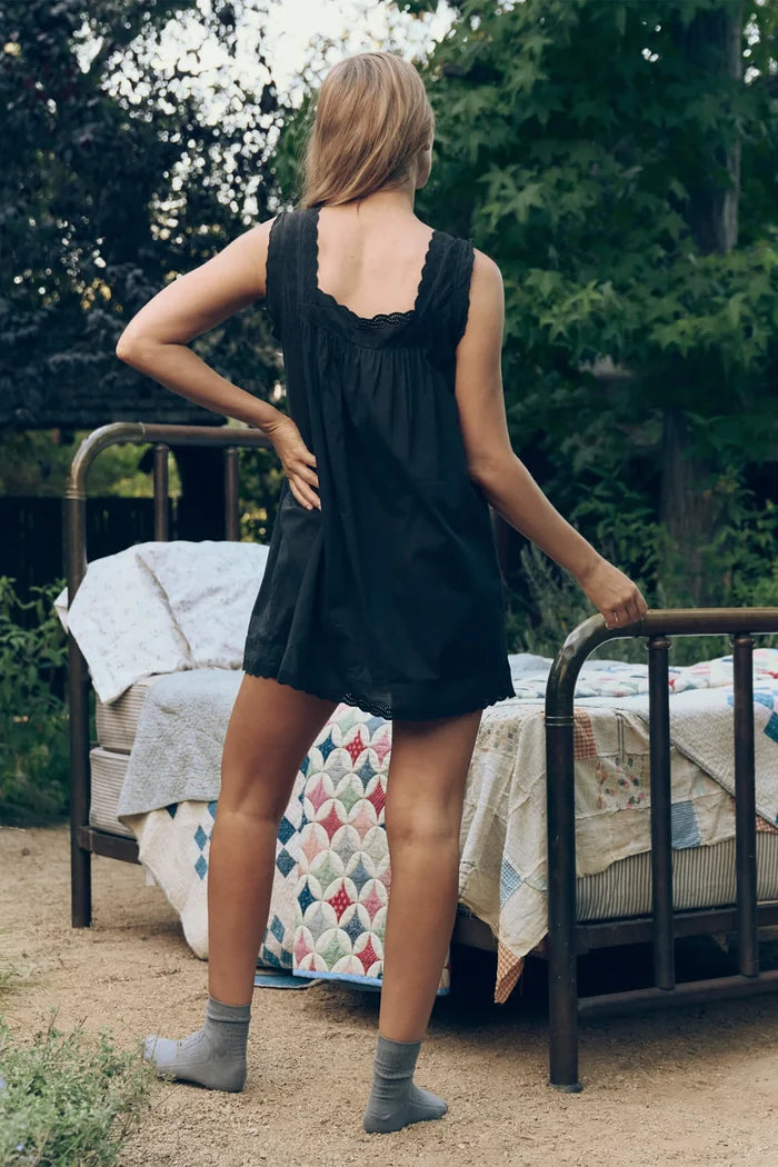 The Eyelet Mini Tank Dress Sleepwear The Great