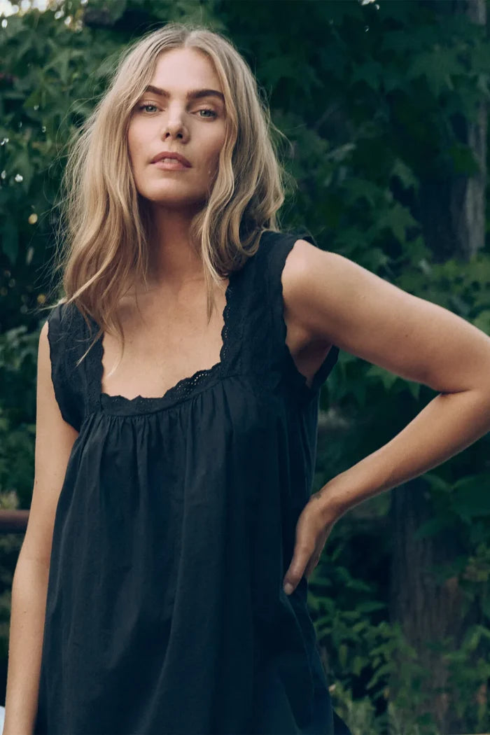 The Eyelet Mini Tank Dress Sleepwear The Great