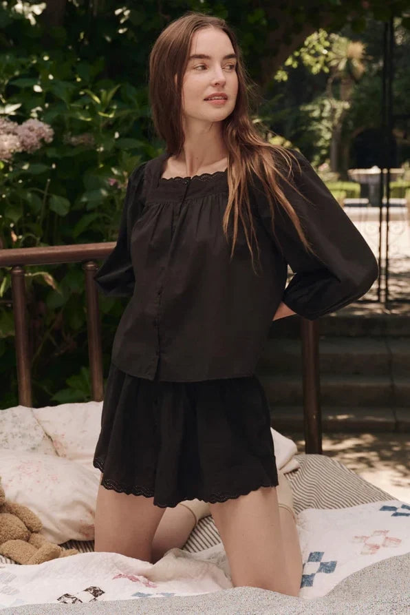 The Eyelet Tap Short Sleepwear The Great