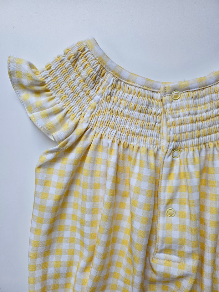 The Golden Meadow Bubble - Interlock Pima Cotton - The Blue Zebra
