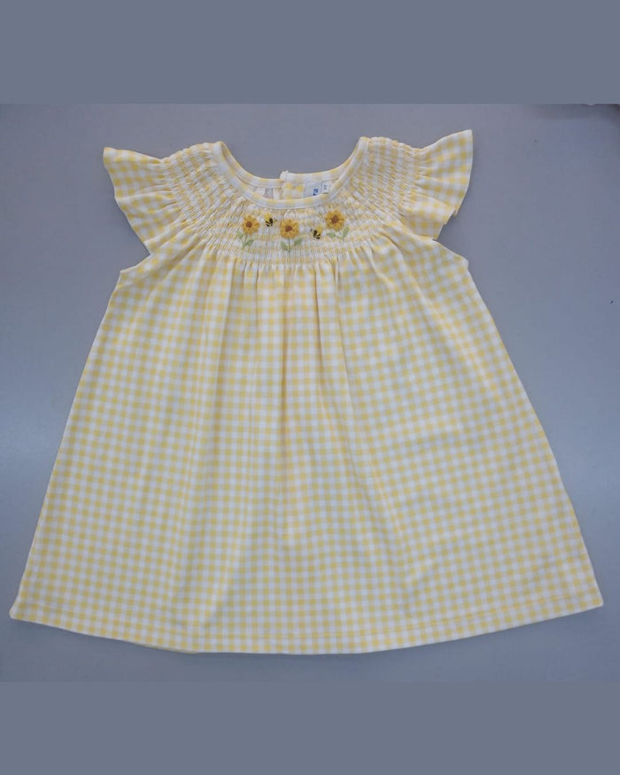 The Golden Meadow Dress - Interlock Pima Cotton - The Blue Zebra