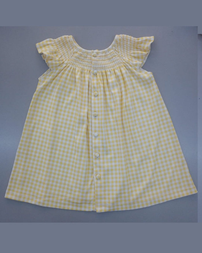 The Golden Meadow Dress - Interlock Pima Cotton - The Blue Zebra