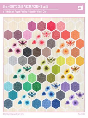 The Honey Comb Abstractions by Violet Craft