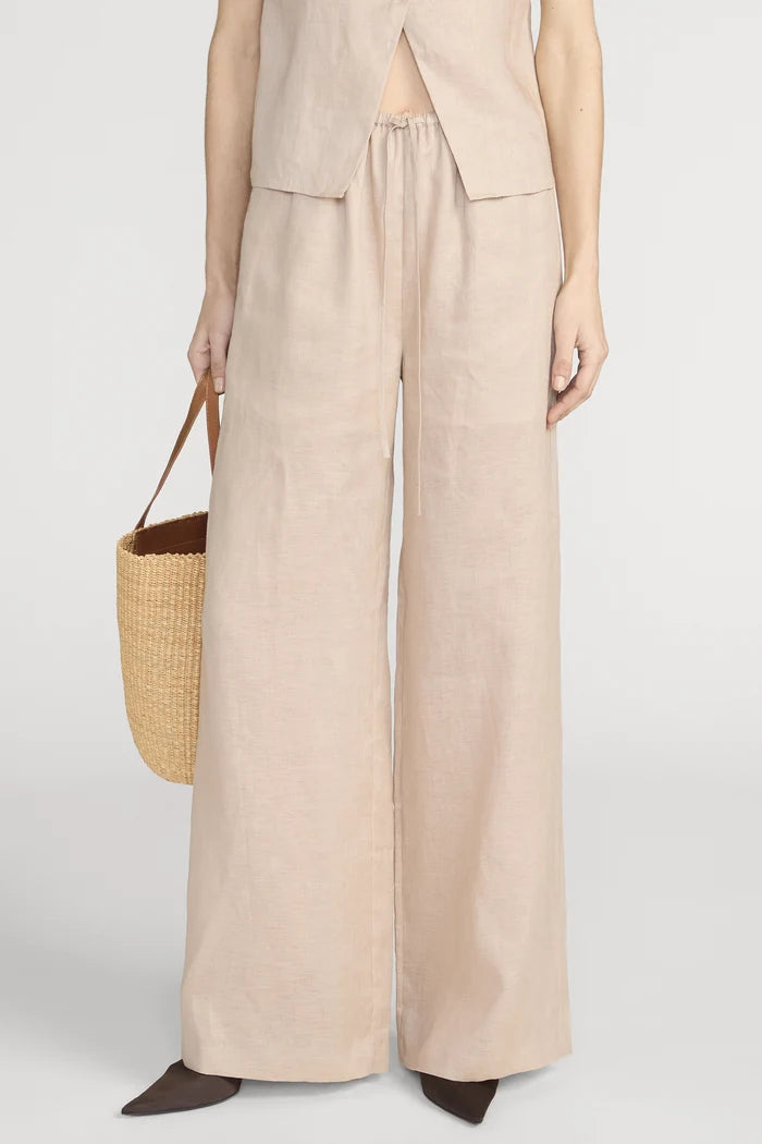 The Linen Lounge Pant Pants FRAME