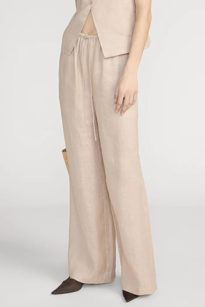 The Linen Lounge Pant Pants FRAME