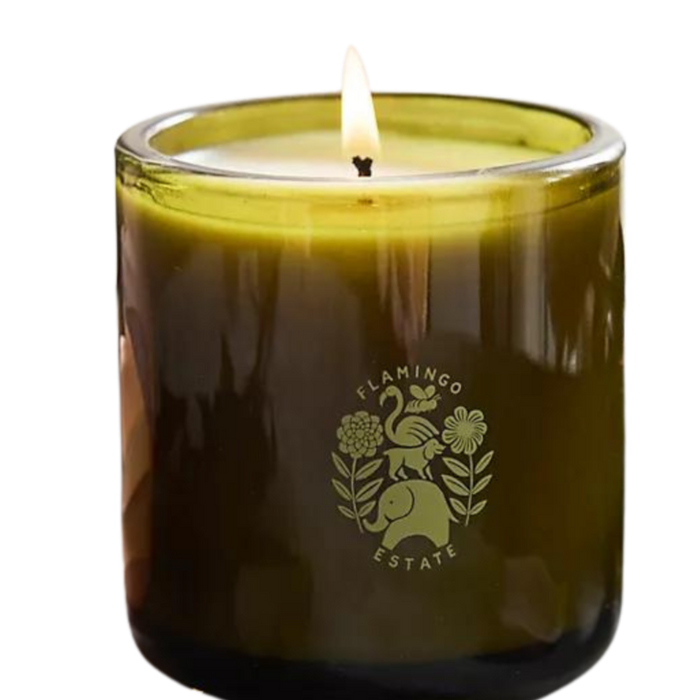 Flamingo Estate rose candle, jasmine rose scented candle, night blooming jasmine fragrance, euphoria candle scent, botanical luxury candle, sandalwood and rose candle, Flamingo Estate floral candle, joyful scented candle, mood-lifting home fragrance, pink peppercorn candle
