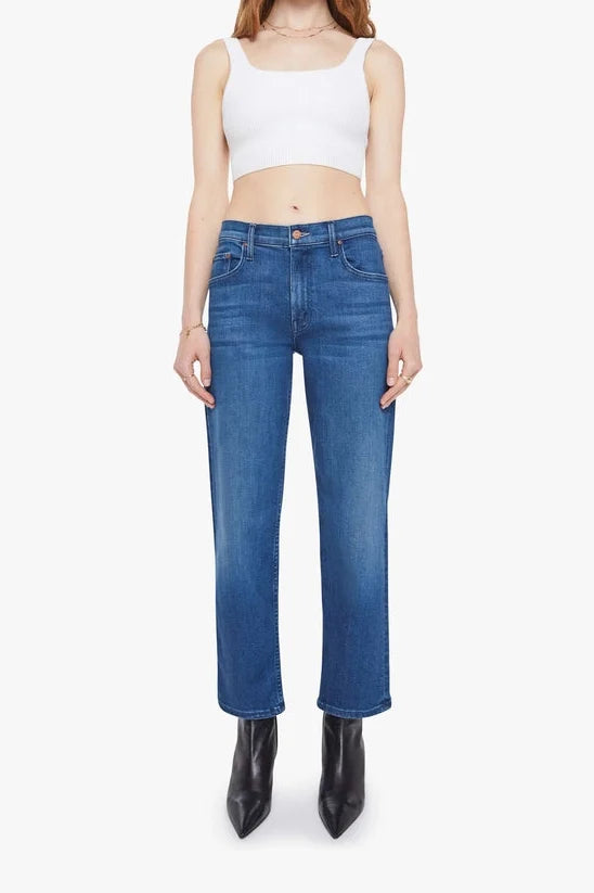 The Mid Rise Rambler Zip Ankle Jeans MOTHER