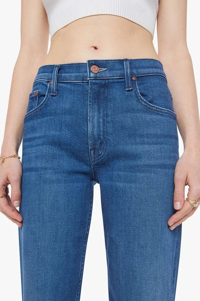 The Mid Rise Rambler Zip Ankle Jeans MOTHER