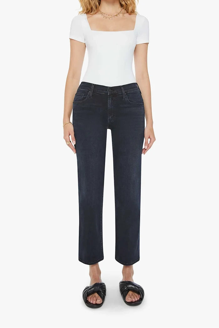The Mid Rise Zip Rambler Ankle Jeans MOTHER