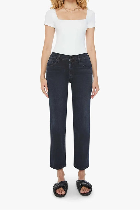 The Mid Rise Zip Rambler Ankle Jeans MOTHER