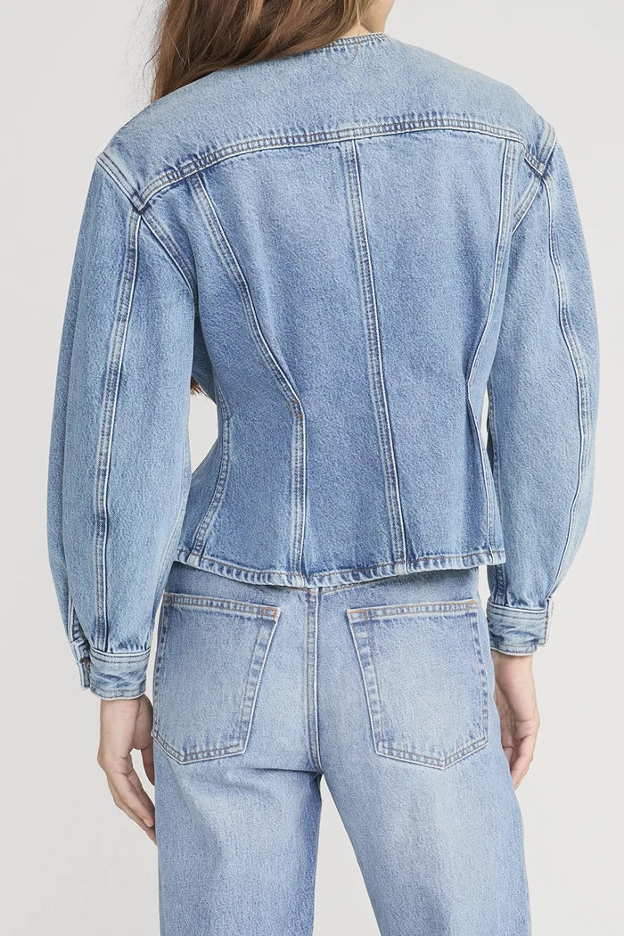 The Nipped Collarless Jacket Jackets & Coats FRAME