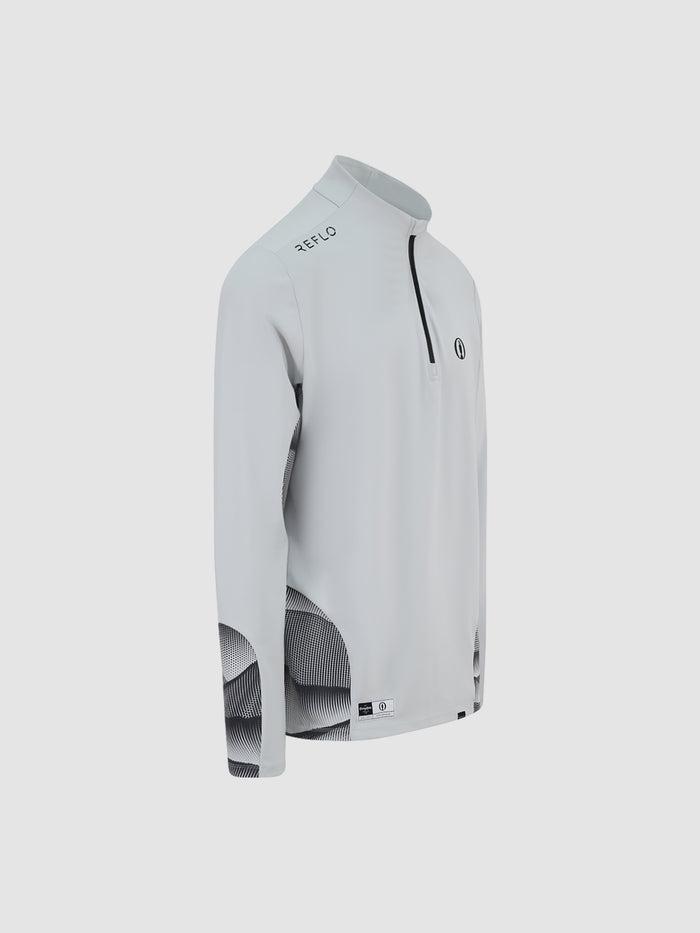 The Open Shifting Dune Quarter Zip Midlayer Reflo