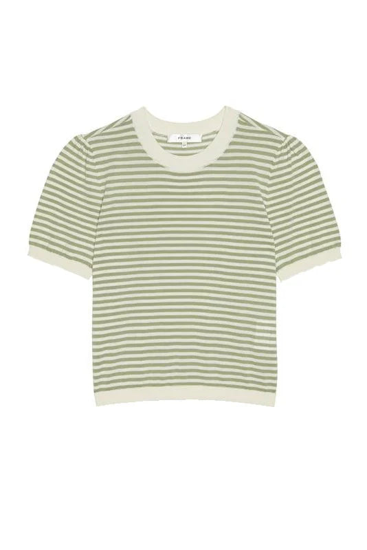 The Striped Gather Sweater Sweaters & Knits FRAME